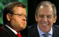 Össur og Lavrov áttu fund í Moskvu í dag.
