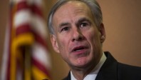 Greg Abbott, rkisstjri Texas.  Mynd: EPA